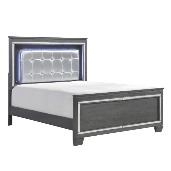 Allura (3)California King Bed, LED Lighting - Furniture World SW (WA)