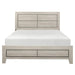 Quinby King Panel Bed in Light Brown 1525K-1EK image