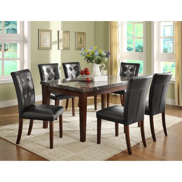 Decatur Dining Table, Marble Top - Furniture World SW (WA)