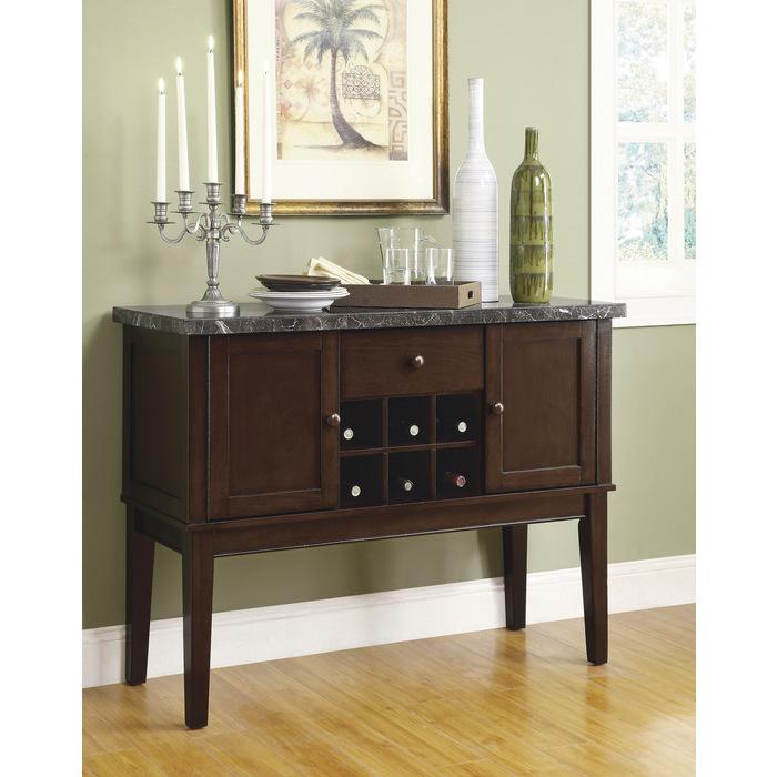 Decatur Server, Marble Top - Furniture World SW (WA)