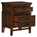 Frazier Nightstand in Dark Cherry 1649-4 - Furniture World SW (WA)