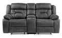 Madrona Hill Double Reclining Loveseat in Gray 9989GY-2 - Furniture World SW (WA)