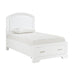 1520WHT-1-Youth (3) Twin Platform Bed with Footboard Storage - Furniture World SW (WA)