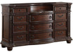 Cavalier Dresser in Dark Cherry 1757-5 - Furniture World SW (WA)