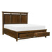 Frazier Park (3)California King Platform Bed with Footboard Storage - Furniture World SW (WA)