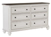 Baylesford Dresser in Two Tone 1624W-5 - Furniture World SW (WA)