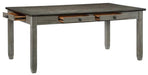 Granby Dining Table in Coffee and Antique Gray 5627GY-72 - Furniture World SW (WA)