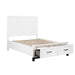 1450WHF-1-Youth (3) Full Platform Bed with Footboard Storage - Furniture World SW (WA)