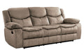 Bastrop Double Reclining Sofa in Brown 8230FBR-3 - Furniture World SW (WA)