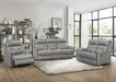 Lambent Double Reclining Sofa in Gray - Furniture World SW (WA)