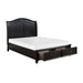 Herman (3) Eastern King Platform Bed with Footboard Storage - Furniture World SW (WA)