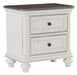 Baylesford Nightstand in Two Tone 1624W-4 - Furniture World SW (WA)