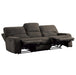 Borneo Power Double Reclining Sofa in Chocolate - Furniture World SW (WA)