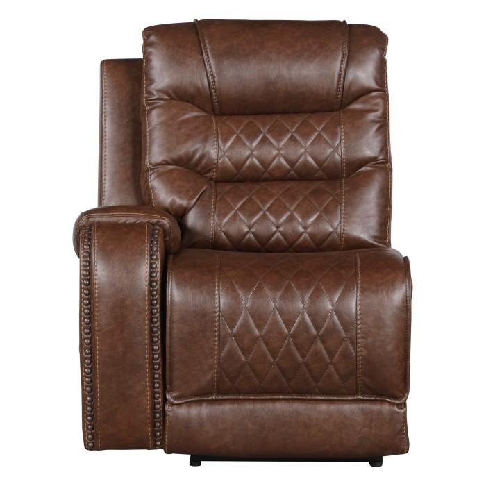 Putnam Power Left Side Reclining Chair with USB Port in Brown 9405BR-LRPW image