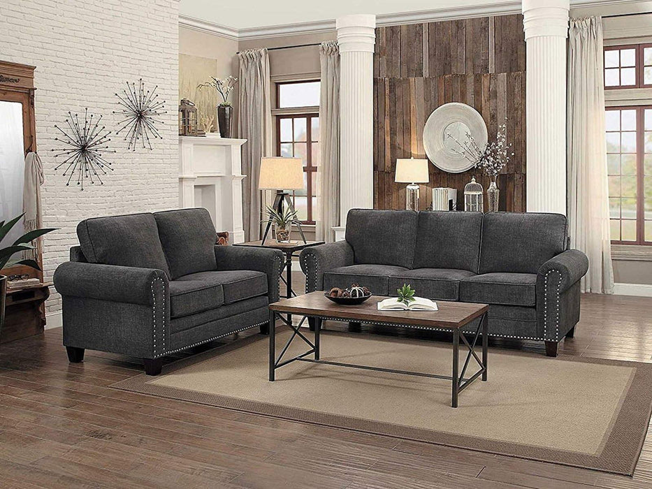 Cornelia Sofa in Dark Gray 8216DG-3 - Furniture World SW (WA)