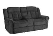 Nutmeg Double Reclining Loveseat in Charcoal Gray 9901CC-2 - Furniture World SW (WA)