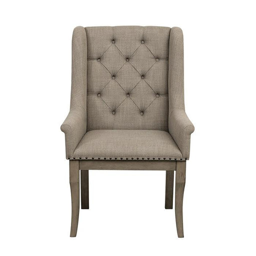 Vermillion Arm Chair in Gray (Set of 2) image