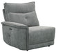 Tesoro Power Left Side Reclining Chair in Dark Gray 9509DG-LRPWH - Furniture World SW (WA)