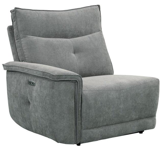 Tesoro Power Double Reclining Sofa w/ Power Headrests in Dark Gray 9509DG-3PWH - Furniture World SW (WA)