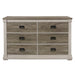 Arcadia Dresser in White & Weathered Gray 1677-5 image