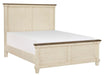 Weaver Queen Panel Bed in Antique White 1626-1 - Furniture World SW (WA)