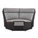 Laertes Corner Seat in Taupe Gray 8318-CR image
