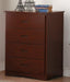 Rowe 4 Drawer Chest in Dark Cherry B2013DC-9 - Furniture World SW (WA)