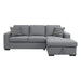 9313GY22LRC - (2)2-Piece Sectional with Right Chaise and Hidden Storage image