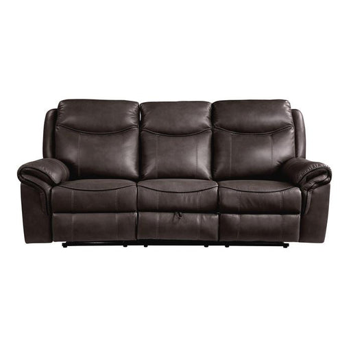 Aram Double Glider Reclining Sofa in Brown 8206BRW-3 image