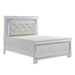 Allura (3)California King Bed, LED Lighting - Furniture World SW (WA)