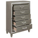 Tamsin Chest in Silver Grey Metallic 1616-9 - Furniture World SW (WA)