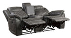 Centeroak Double Reclining Loveseat in Gray 9479BRG-2 - Furniture World SW (WA)