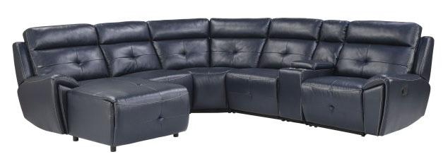 Avenue Left Side Chaise in Navy 9469NVB-LC - Furniture World SW (WA)