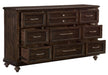 Cardona Dresser in Driftwood Charcoal 1689-5 - Furniture World SW (WA)