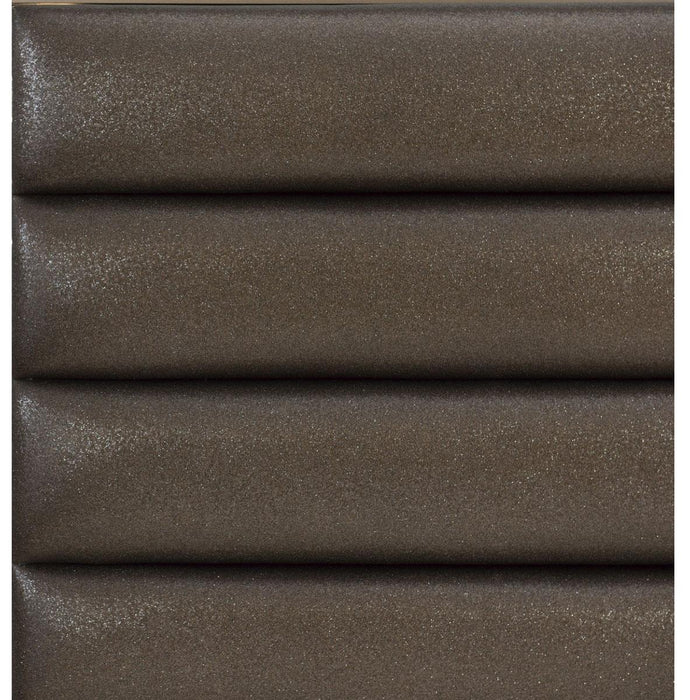 Loudon Queen Platform with Storage Bed in Champagne Metallic 1515-1 - Furniture World SW (WA)