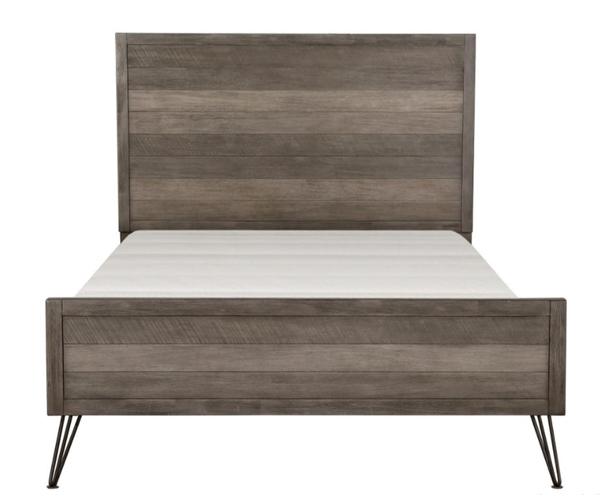 Urbanite King Panel Bed in Tri-tone Gray 1604K-1EK - Furniture World SW (WA)