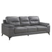 Mischa Sofa in Dark Gray 9514DGY-3 - Furniture World SW (WA)