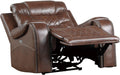 Putnam Swivel Glider Reclining Chair in Brown 9405BR-1 - Furniture World SW (WA)