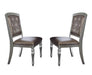 Orsina Side Chair in Silver (Set of 2) - Furniture World SW (WA)