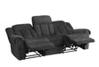 Nutmeg Double Reclining Sofa in Charcoal Gray 9901CC-3 - Furniture World SW (WA)