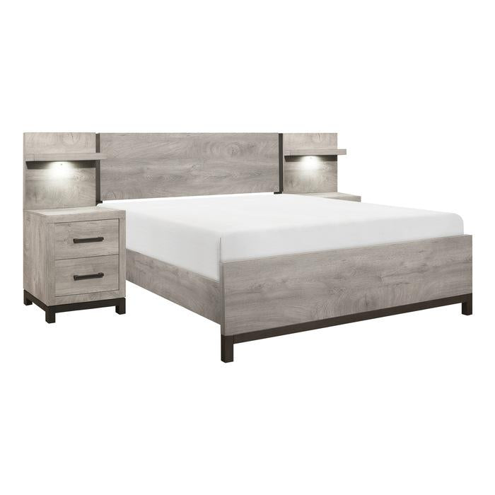 Zephyr 5pc Set Queen Wall Bed (QB+2NS+2NS-P) - Furniture World SW (WA)