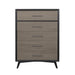 Raku 5 Drawer Chest in Gray 1711-9 image
