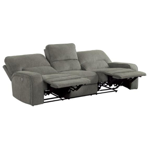 Borneo Power Double Reclining Sofa in Mocha - Furniture World SW (WA)