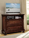 Cumberland TV Chest in Brown Cherry 2159-11 - Furniture World SW (WA)