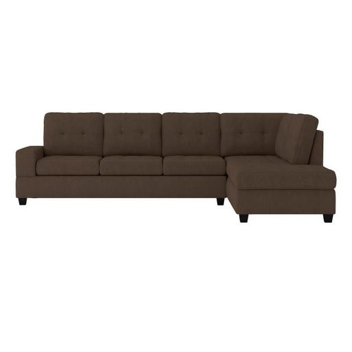 9507CHCSC - (2)2-Piece Reversible Sectional with Drop-Down Cup Holders image