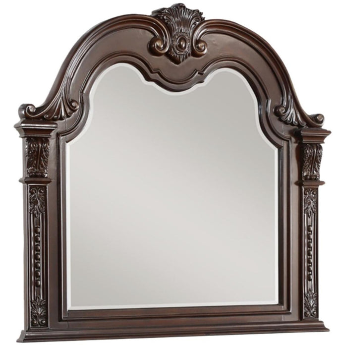 Cavalier Mirror in Dark Cherry 1757-6 - Furniture World SW (WA)
