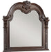 Cavalier Mirror in Dark Cherry 1757-6 - Furniture World SW (WA)