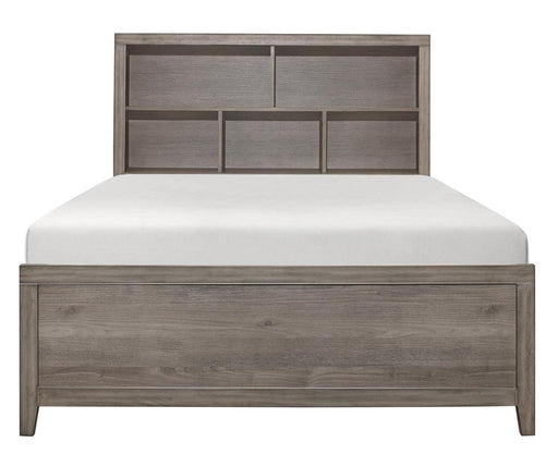 Woodrow Queen Platform Bed in Gray 2042NB-1 - Furniture World SW (WA)