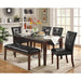 Decatur Dining Table, Marble Top - Furniture World SW (WA)