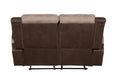 Chai Relcining Loveseat in 2 Tones - Furniture World SW (WA)